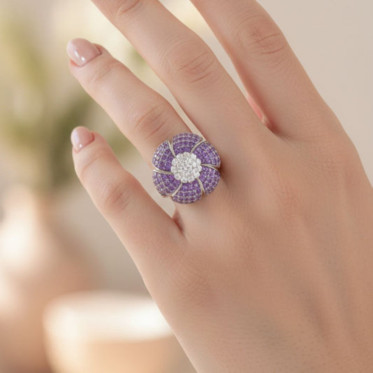Imperial Sapphire Bloom Ring