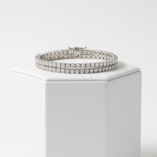The Dual Radiance Tennis Bracelet