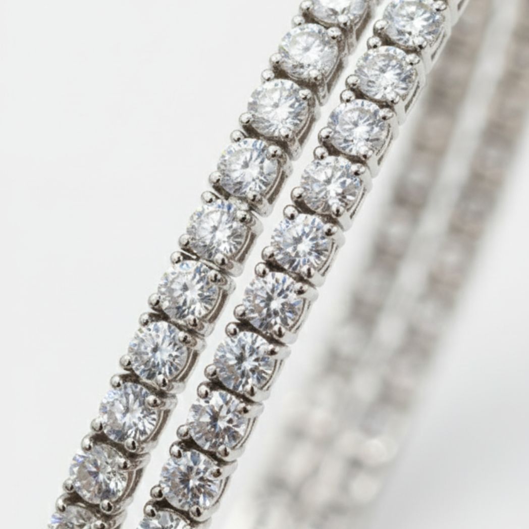 The Dual Radiance Tennis Bracelet