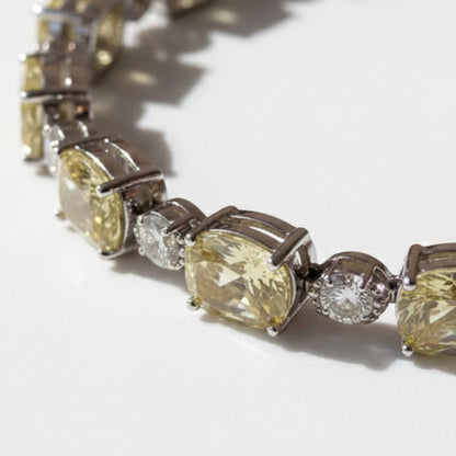 Amethyst Halo Bracelet