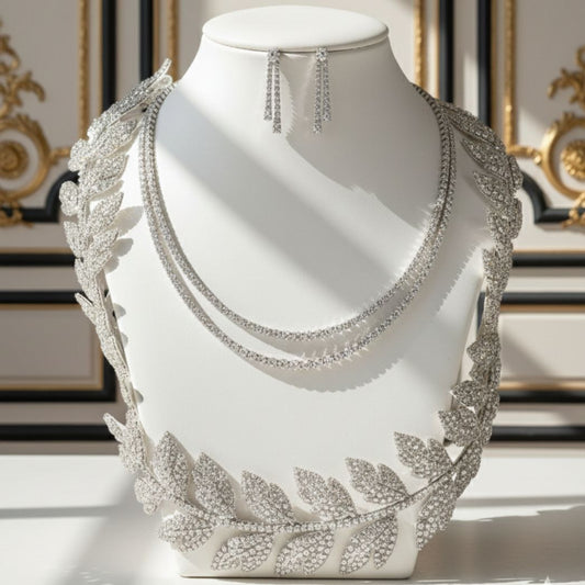 Regal Tiered Marquise Set