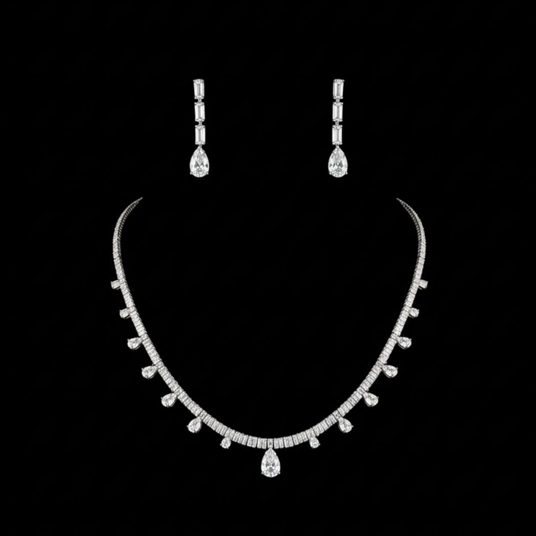 Draped Marquise Grand Set