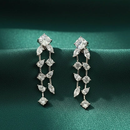 Marquise Radiant Draped Jewelry Set