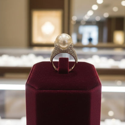 Petal Luster Pearl Ring