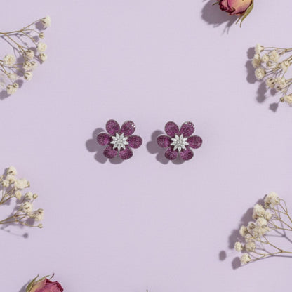 Blooming Plum Blossom Studs