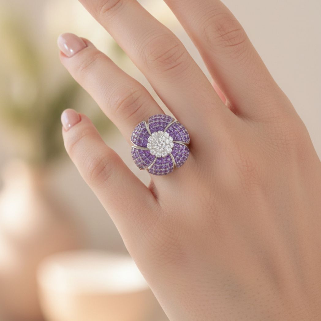 Imperial Sapphire Bloom Ring
