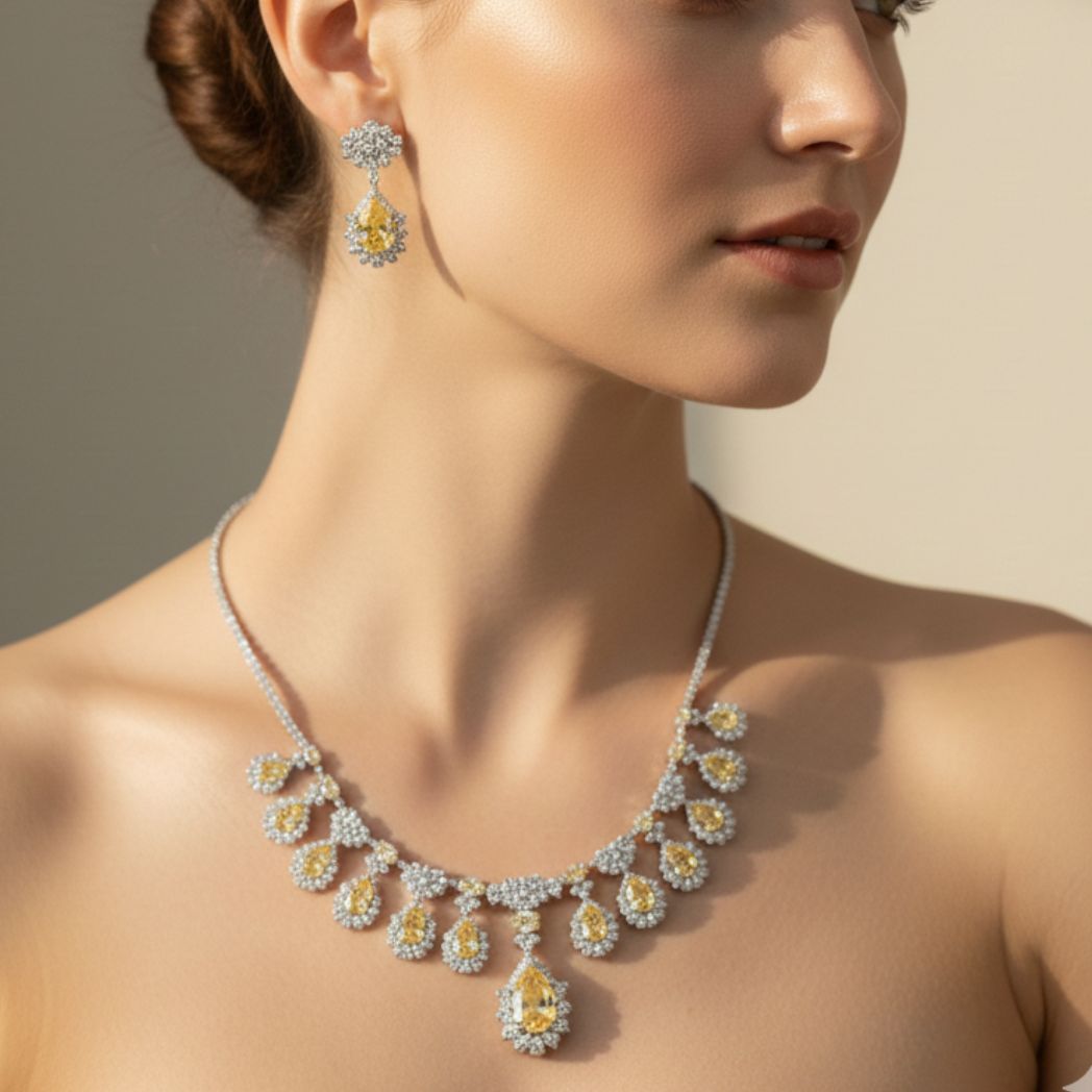 Royal Marquise Draped Set