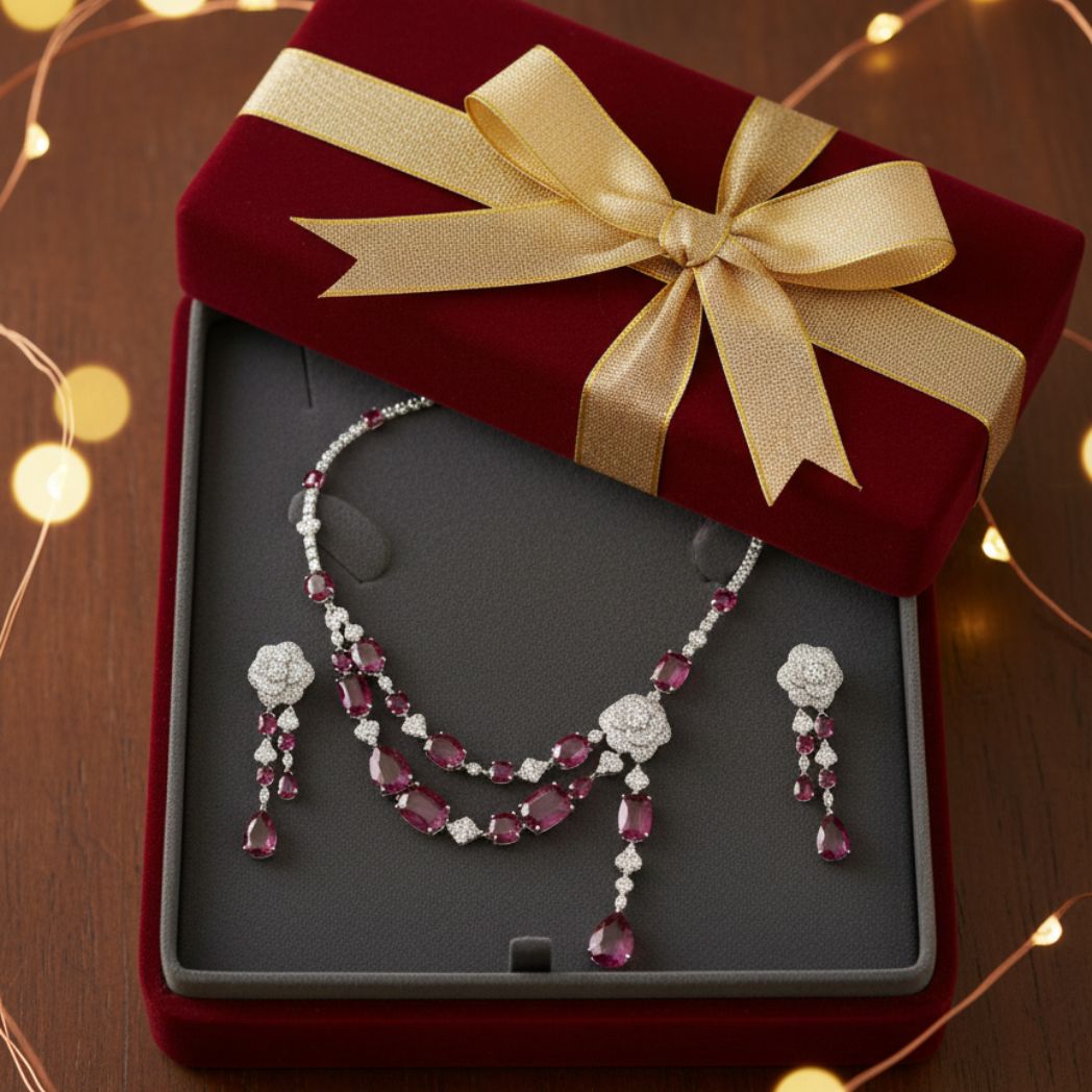 Celestial Tiered Zircon Set