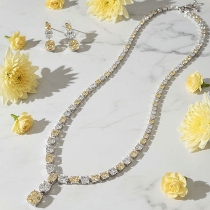 Luminous Cascade Zircon Set