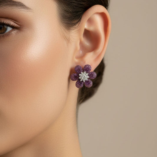 Blooming Plum Blossom Studs