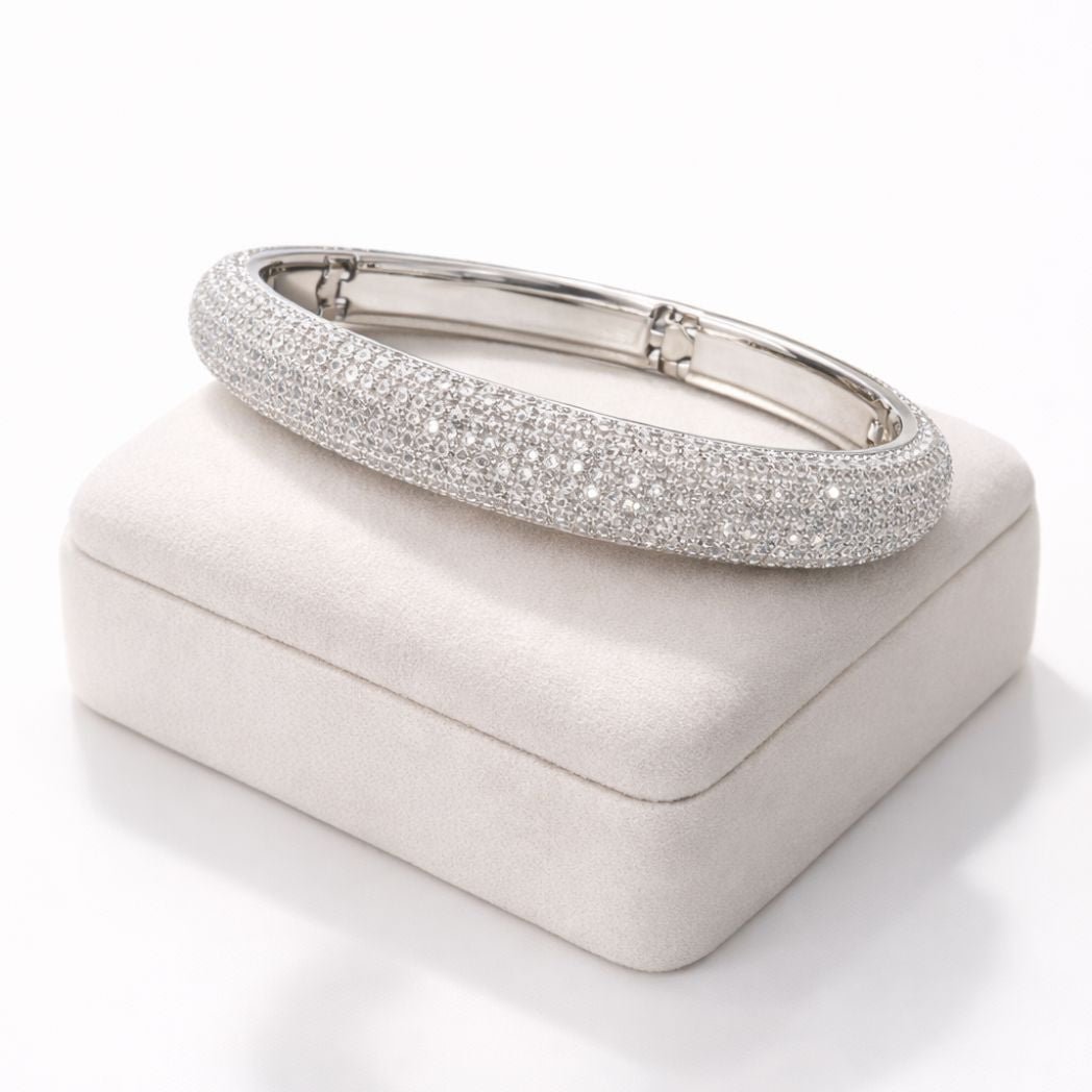 Pavé Radiance Kada Bangle