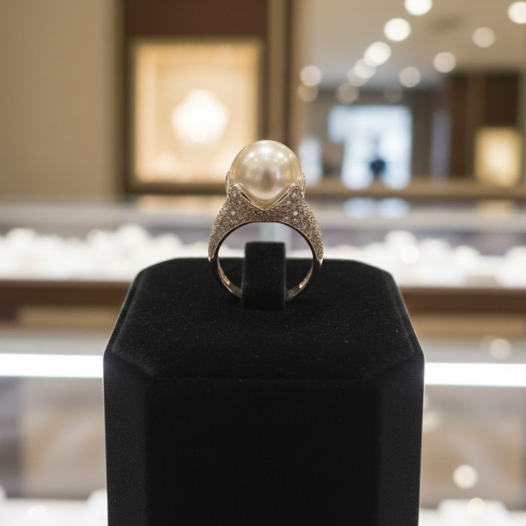Petal Luster Pearl Ring