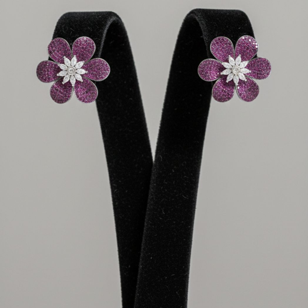 Blooming Plum Blossom Studs