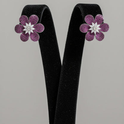 Blooming Plum Blossom Studs