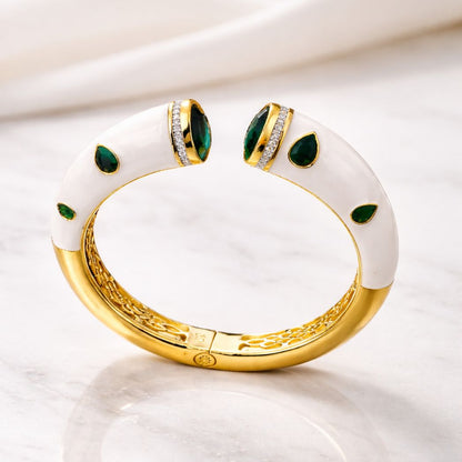 Emerald Duo Enamel Kada