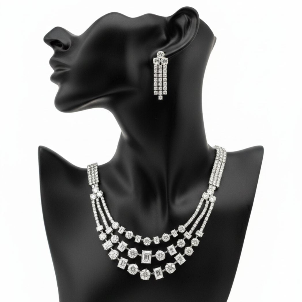 Grand Marquise Pavé Set