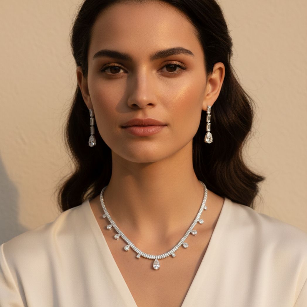 Draped Marquise Grand Set