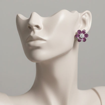 Blooming Plum Blossom Studs