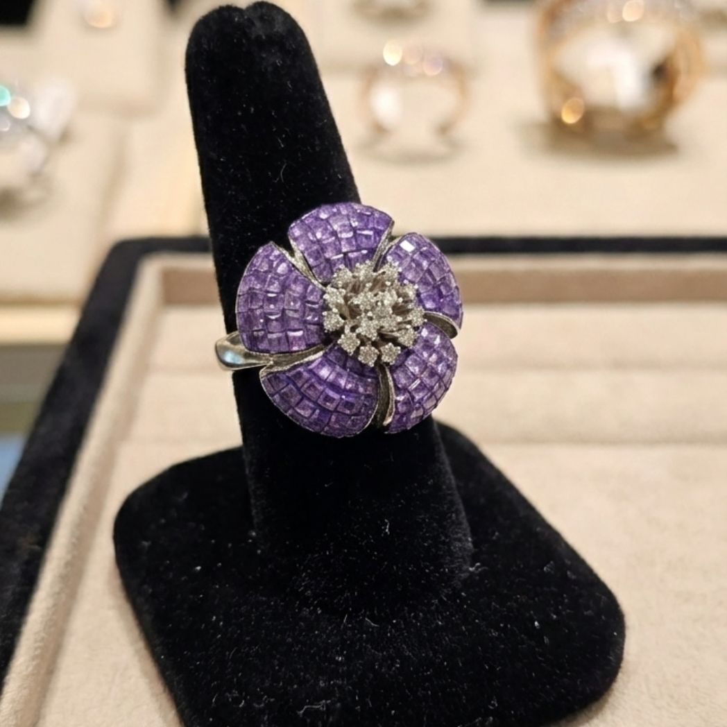 Imperial Sapphire Bloom Ring