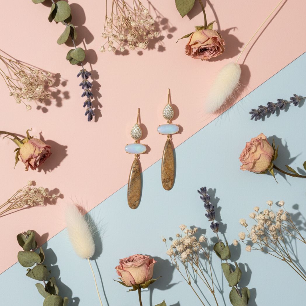 Midnight Bloom Cascading Drops