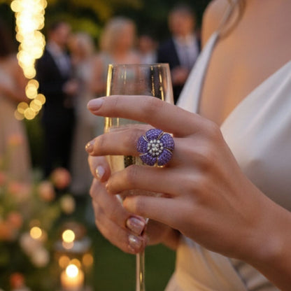 Imperial Sapphire Bloom Ring