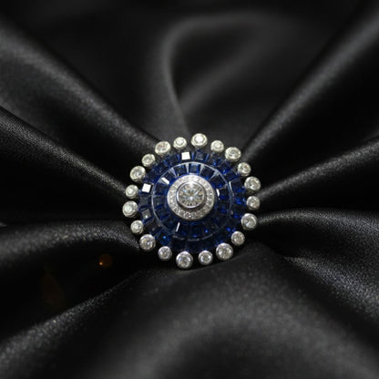 Amethyst Camellia Ring