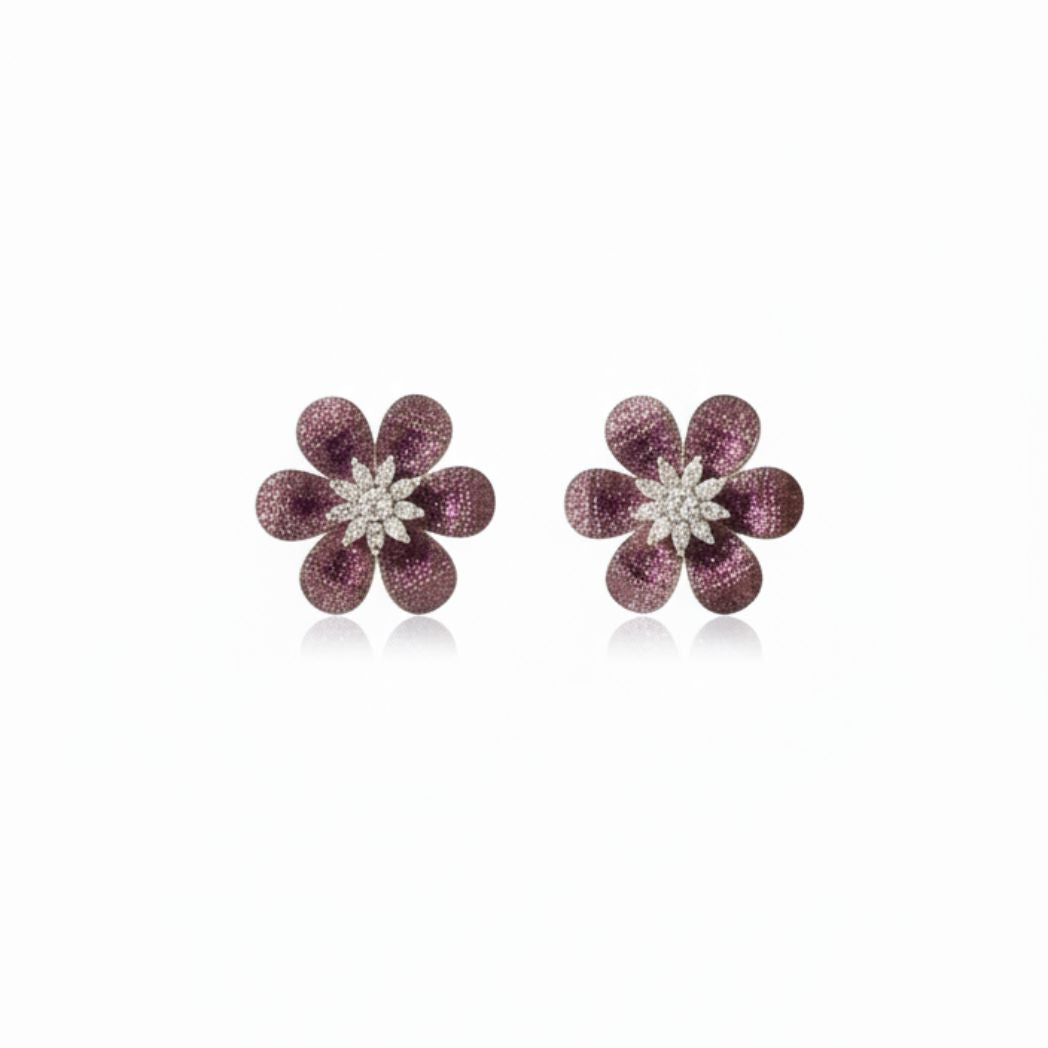 Blooming Plum Blossom Studs