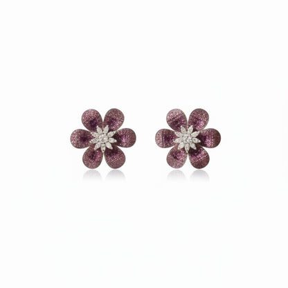 Blooming Plum Blossom Studs